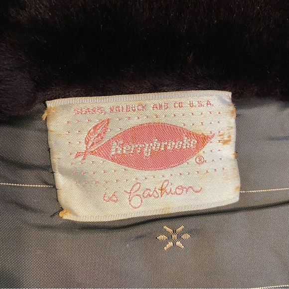 Vintage Fur Mouton Lamb KerryBrooke Sears Roebuck Jacket - Picture 6 of 8